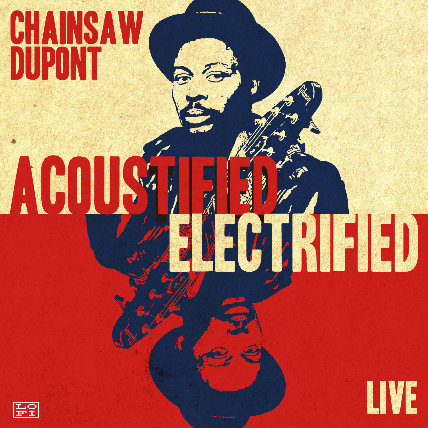 1-sheets: “Acoustified / Electrified”, Chainsaw Dupont
